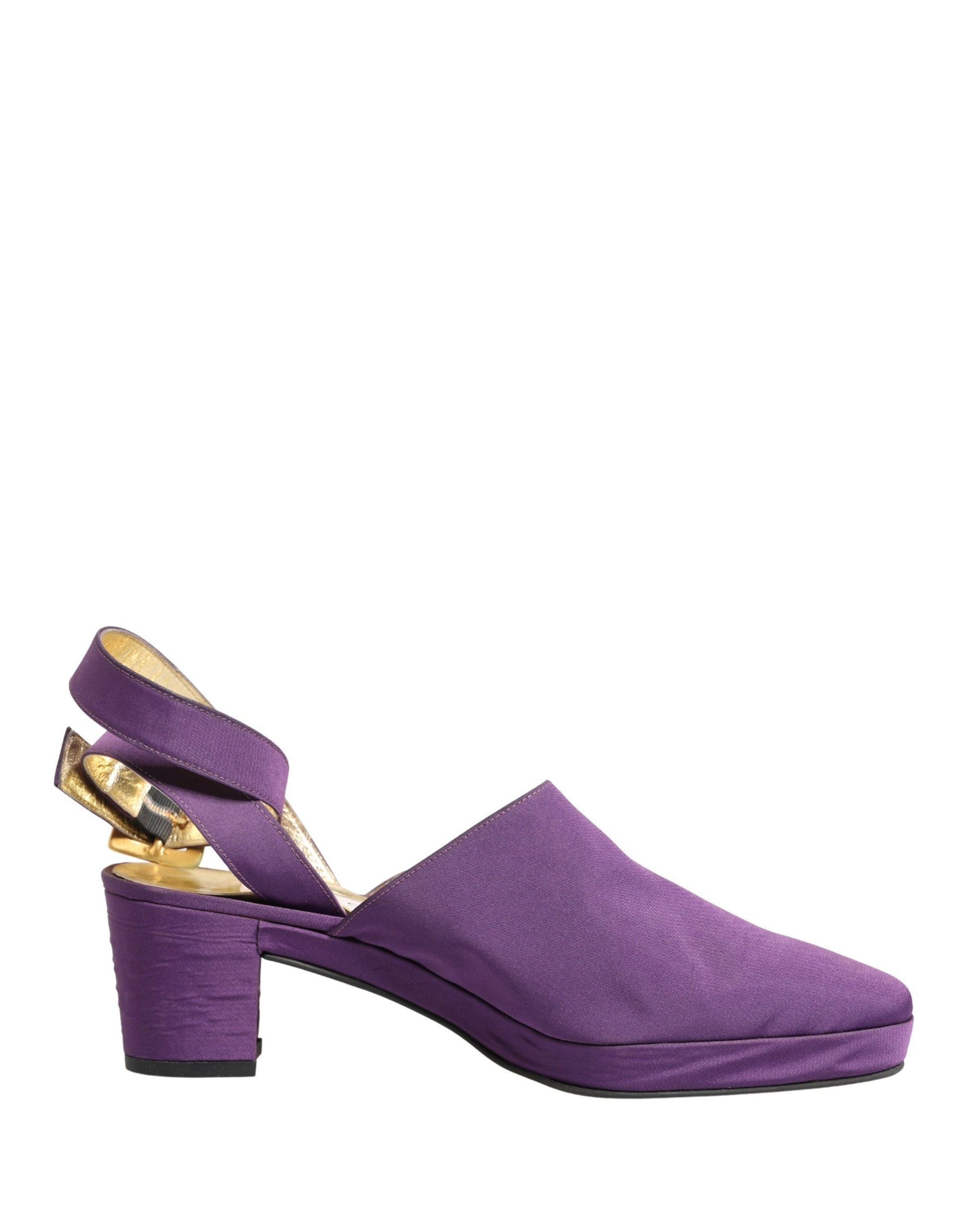 Dolce & Gabbana Purple Suede Sandals Shoes Curated Luxury Accessories by Orvyn