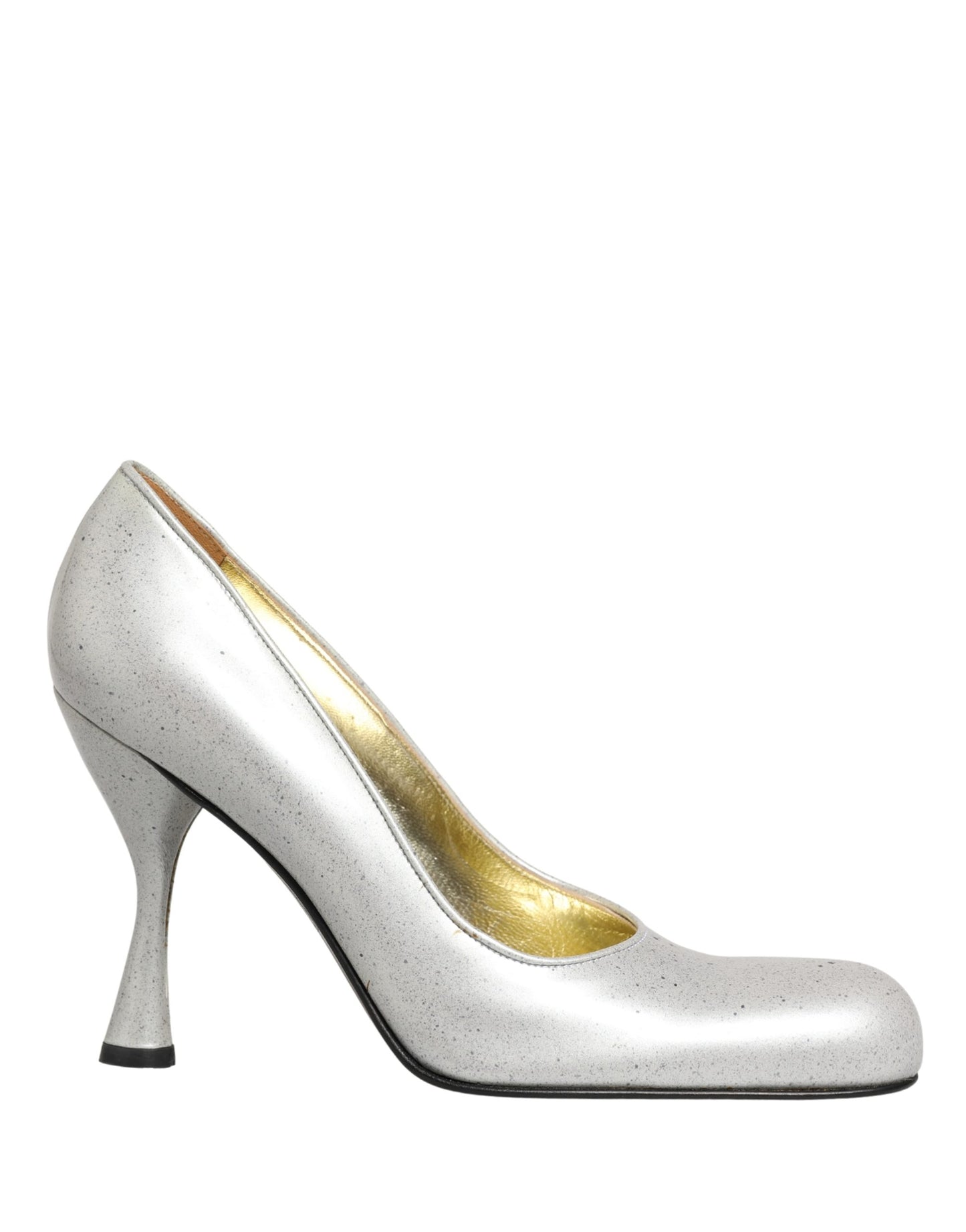 Dolce & Gabbana White Leather High Heels Women Pumps Shoes Curated Luxury Accessories by Orvyn