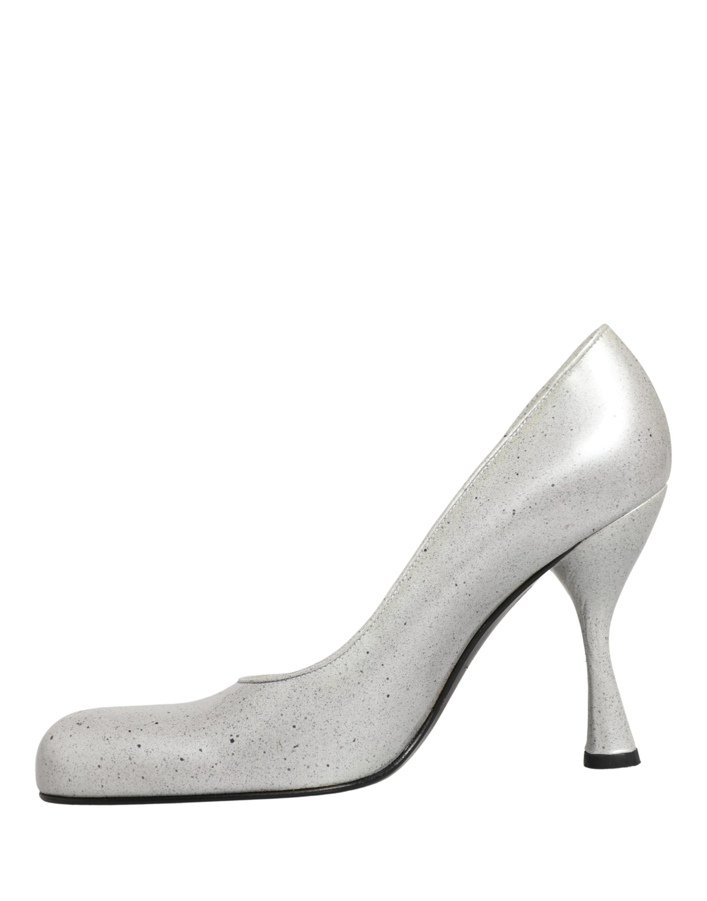 Dolce & Gabbana White Leather High Heels Women Pumps Shoes Curated Luxury Accessories by Orvyn