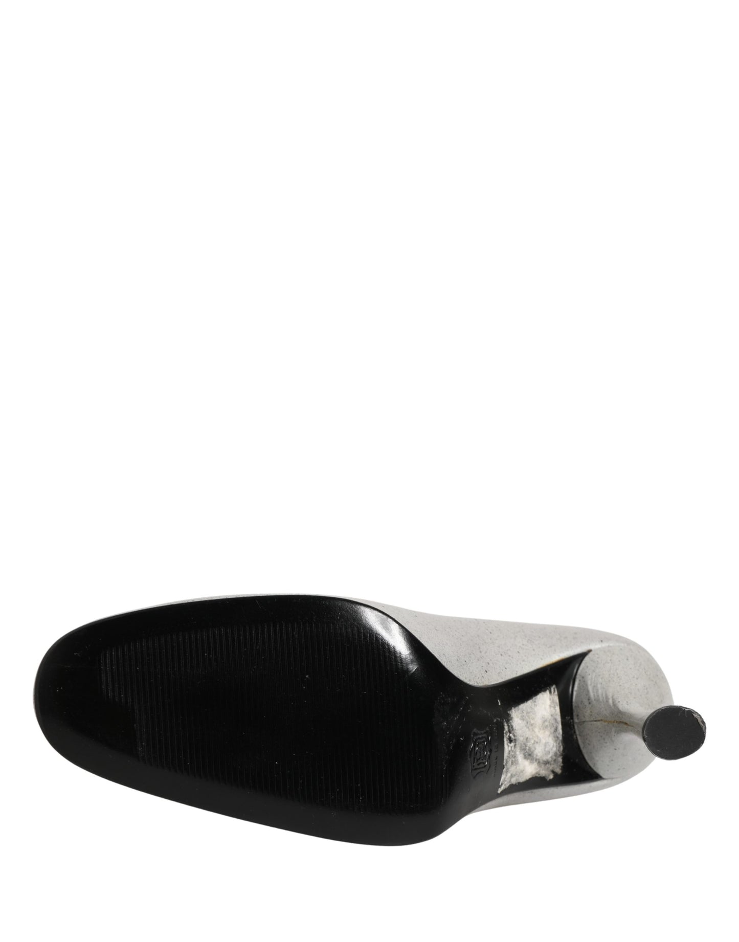 Dolce & Gabbana White Leather High Heels Women Pumps Shoes Curated Luxury Accessories by Orvyn