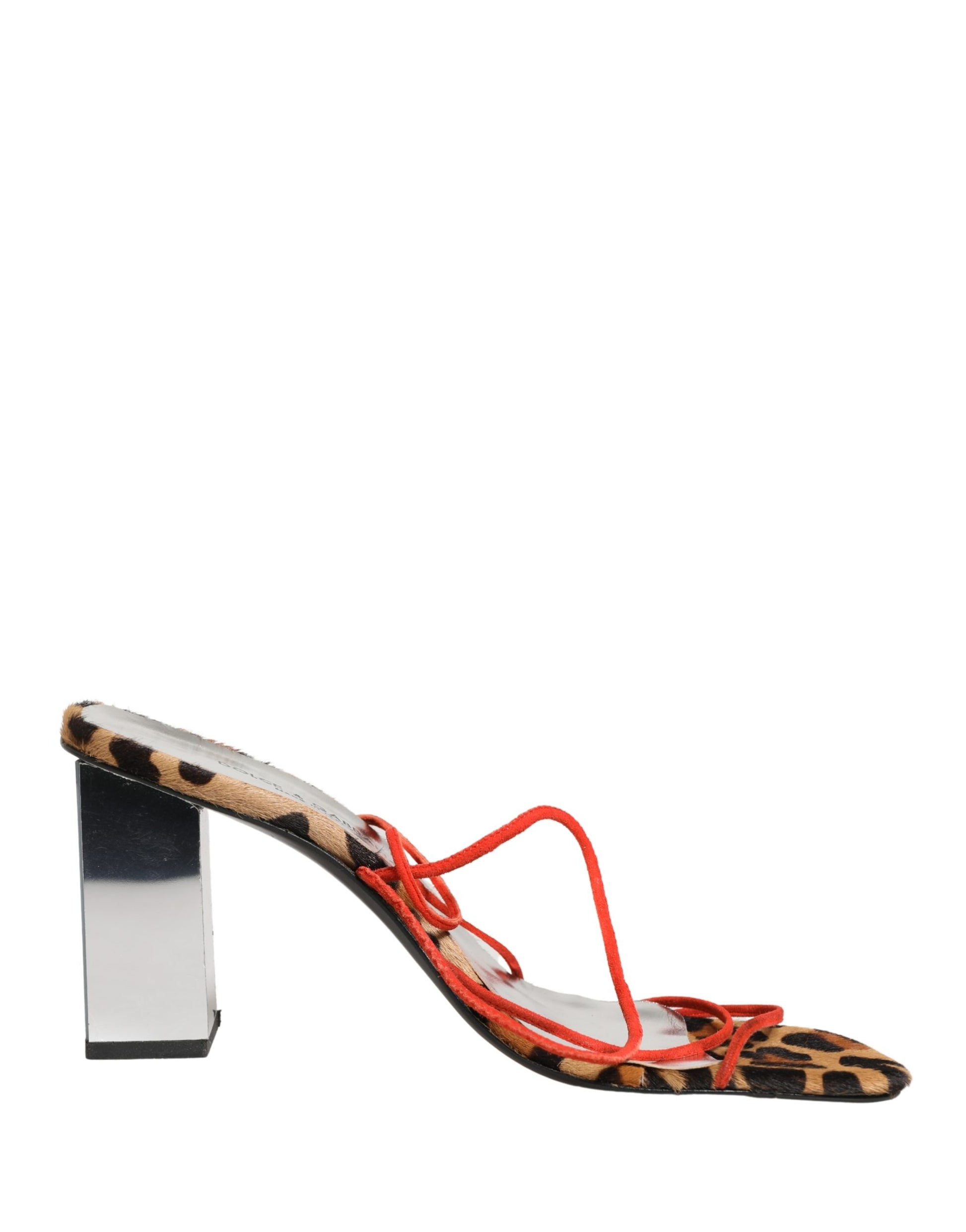 Dolce & Gabbana Multicolor Leather Block Heels Sandals Shoes Curated Luxury Accessories by Orvyn
