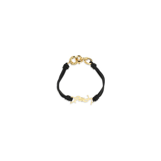 Saint Laurent Black Lamb Ovis Aries Aries Bracelet Curated Luxury Accessories by Orvyn
