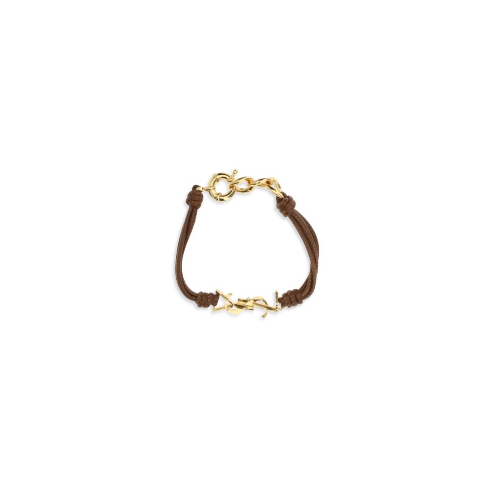 Saint Laurent Bicolor Lamb Ovis Aries Aries Bracelet Curated Luxury Accessories by Orvyn