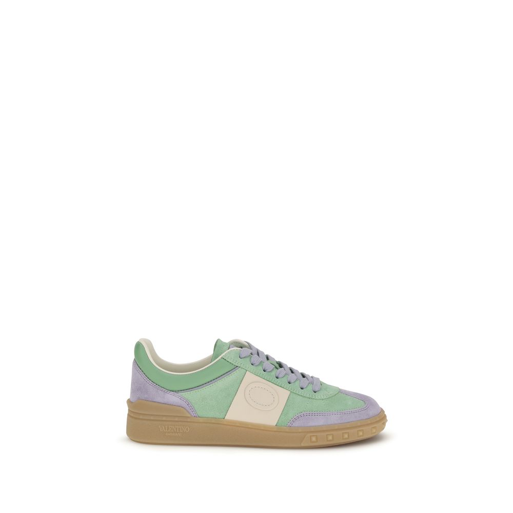 Valentino Garavani Multicolor Calf Leather Bos Taurus Low Top Sneakers Curated Luxury Accessories by Orvyn