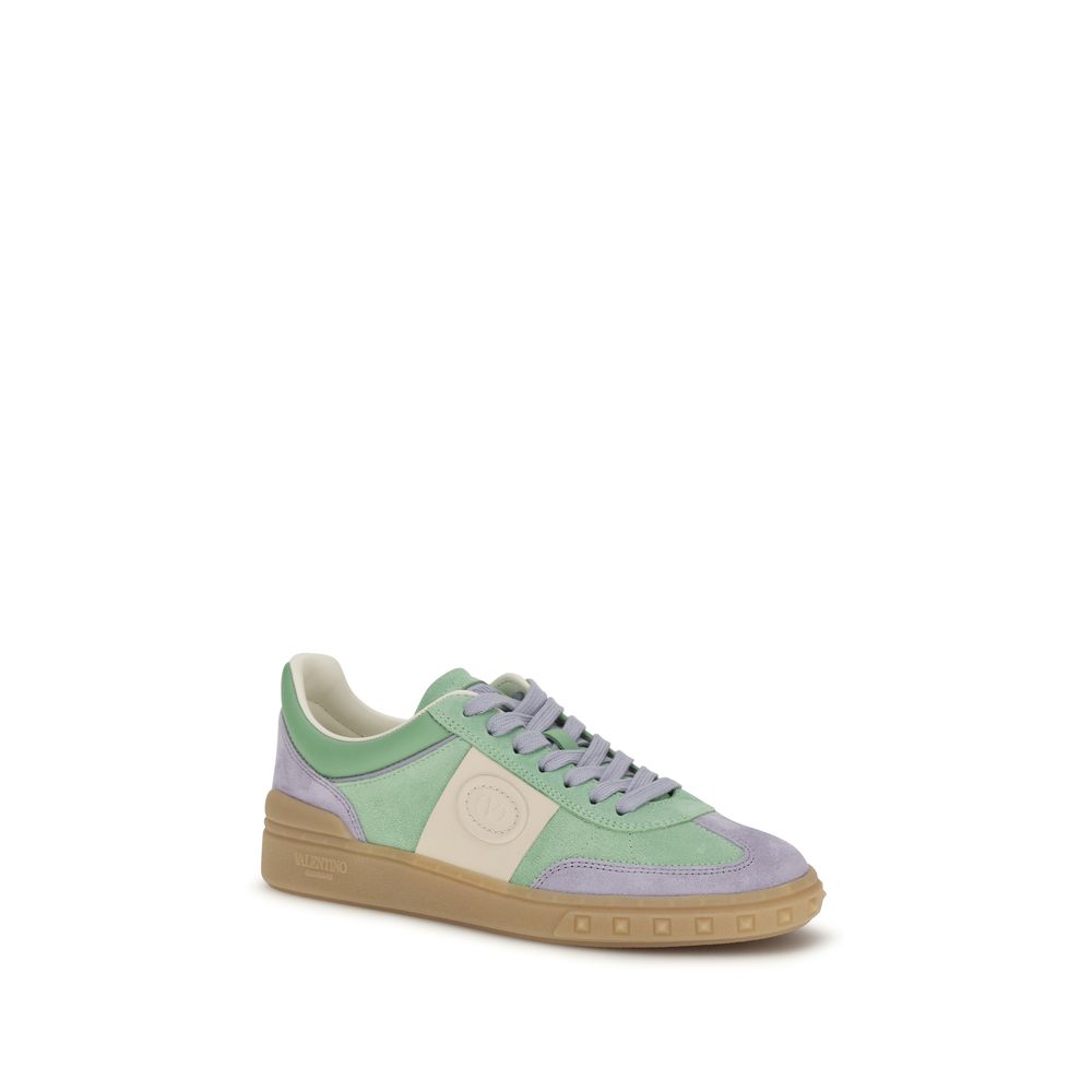 Valentino Garavani Multicolor Calf Leather Bos Taurus Low Top Sneakers Curated Luxury Accessories by Orvyn