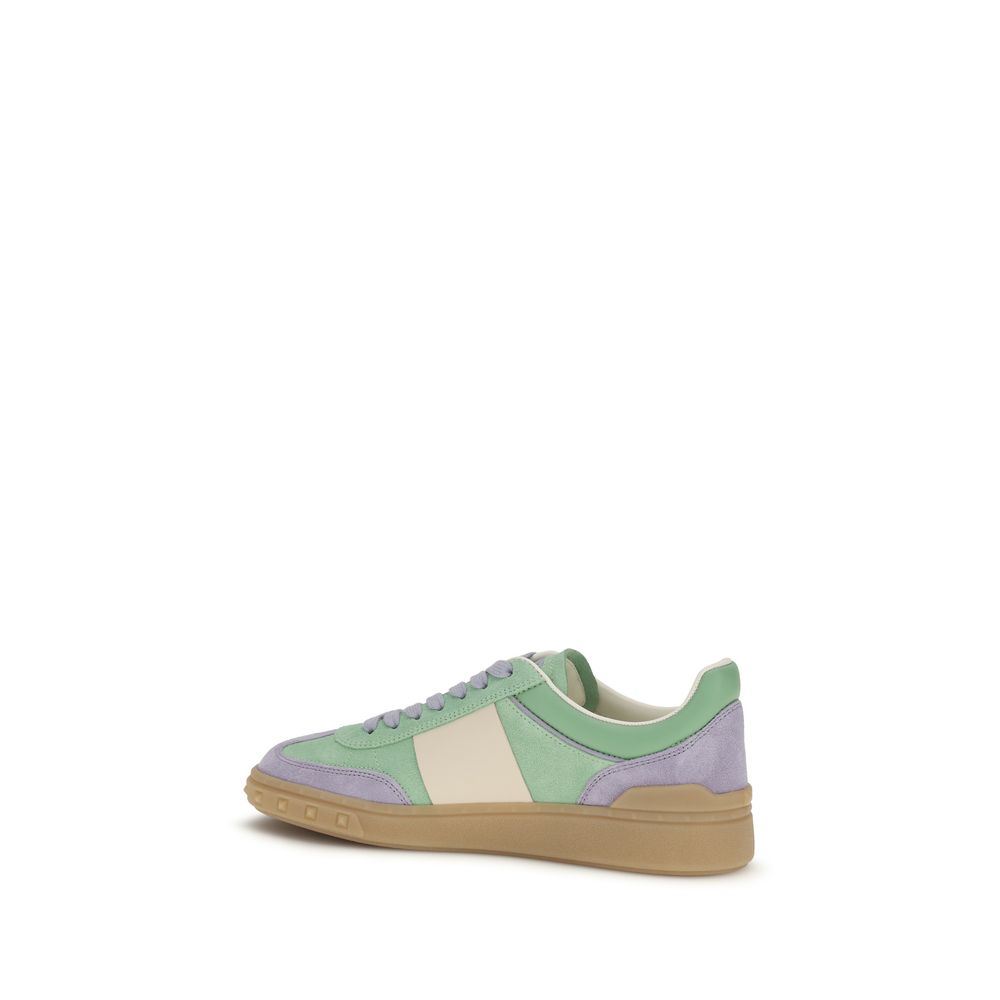 Valentino Garavani Multicolor Calf Leather Bos Taurus Low Top Sneakers Curated Luxury Accessories by Orvyn