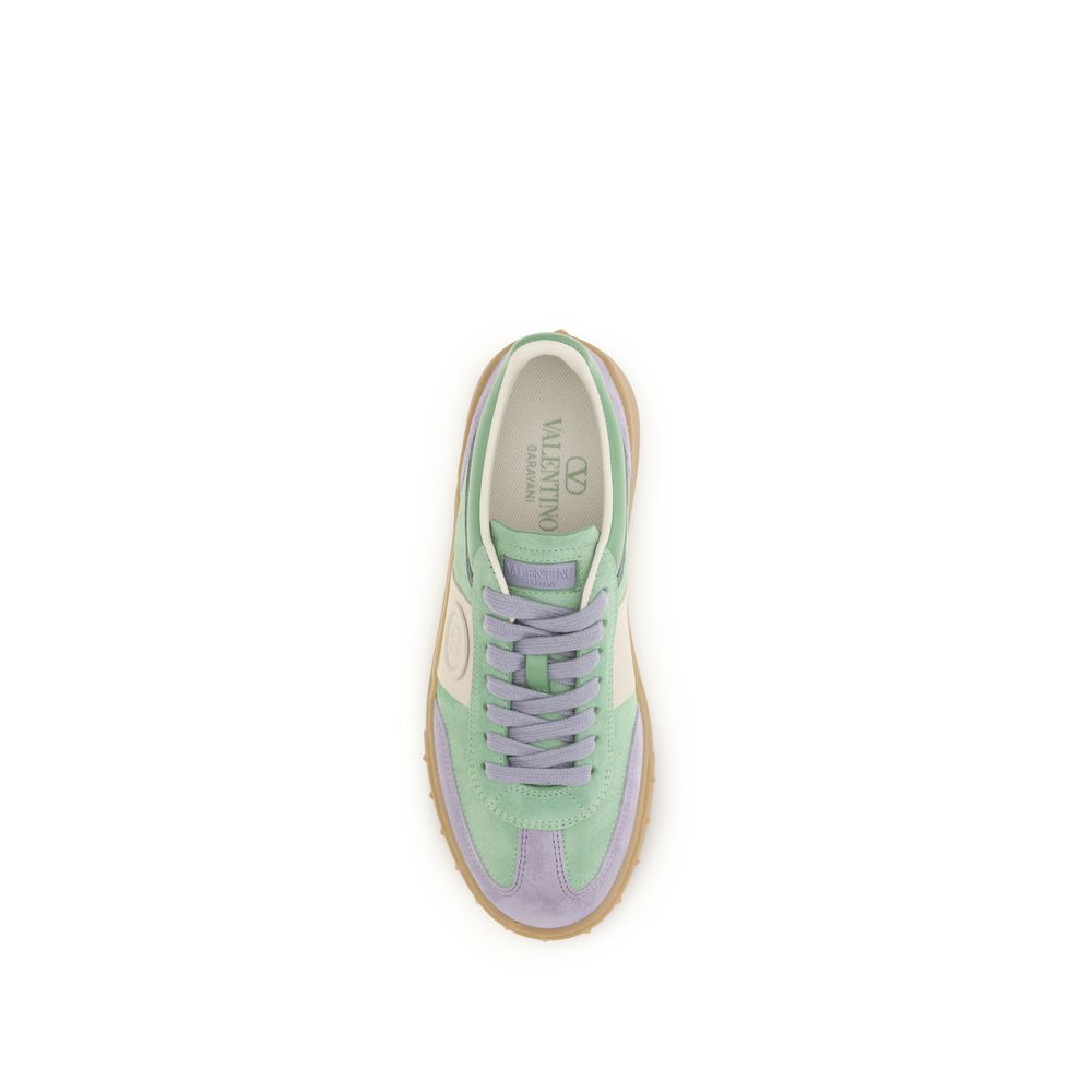 Valentino Garavani Multicolor Calf Leather Bos Taurus Low Top Sneakers Curated Luxury Accessories by Orvyn