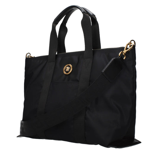 Versace Black Nylon Handbag Curated Luxury Accessories by Orvyn