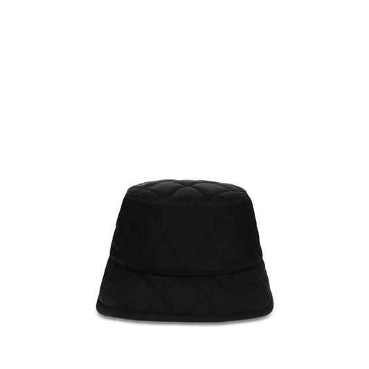 Burberry Black Polyamide Bucket Hat Curated Luxury Accessories by Orvyn