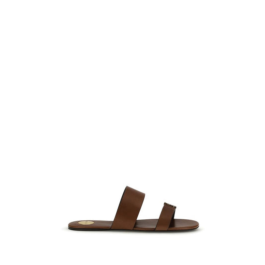 Saint Laurent Brown Ibiza Sandals