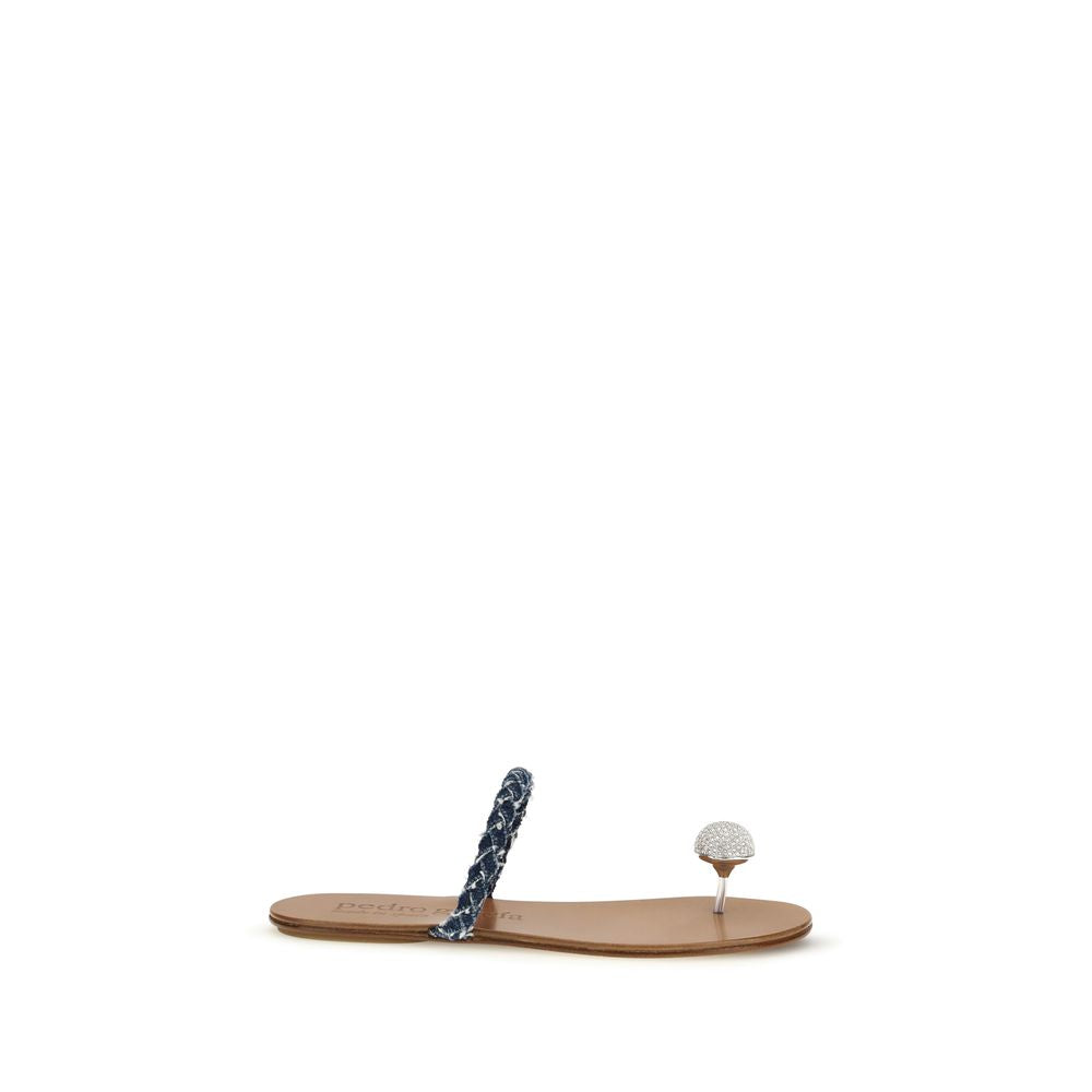 Pedro García Brown Calf Leather Bos Taurus Sandals Curated Luxury Accessories by Orvyn