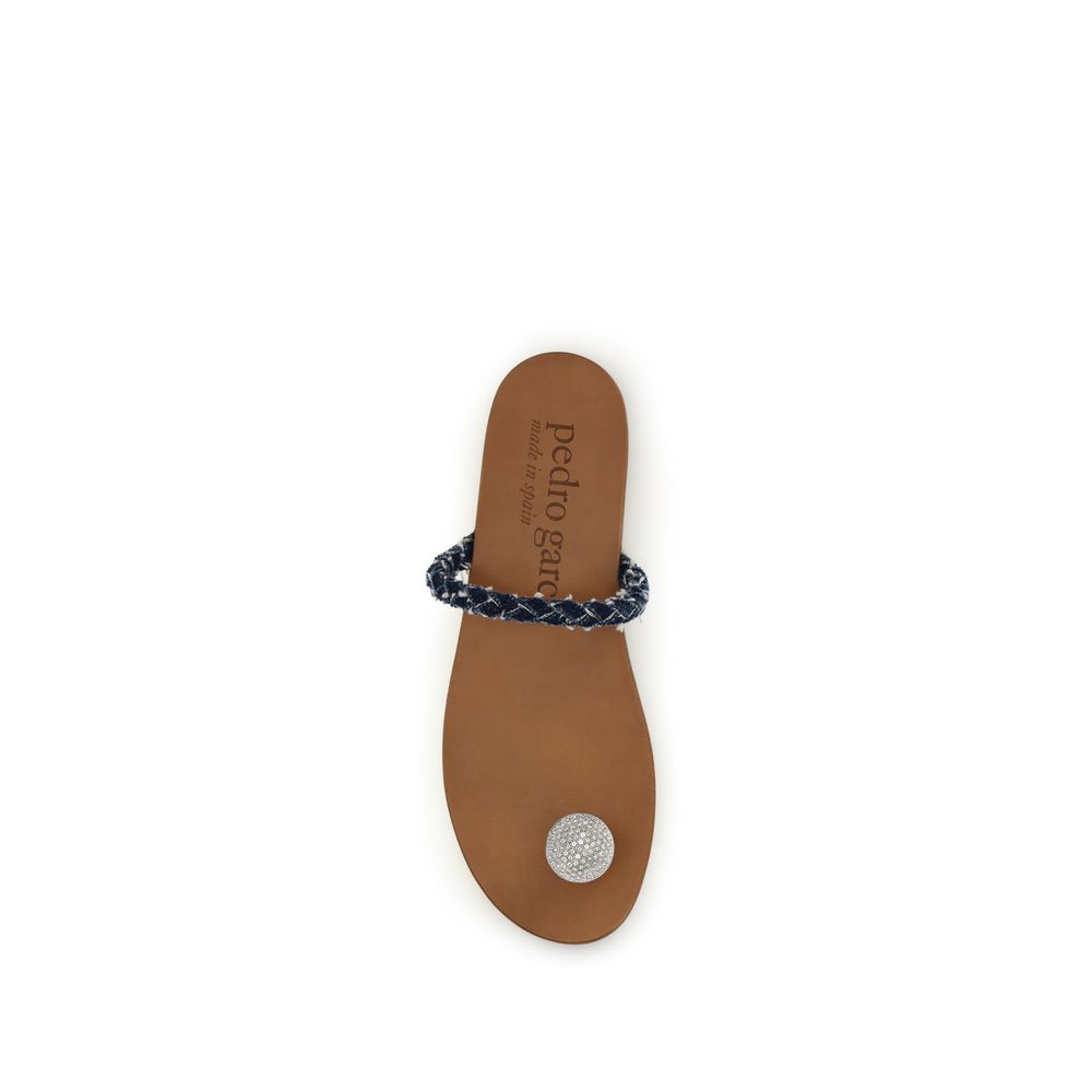 Pedro García Brown Calf Leather Bos Taurus Sandals Curated Luxury Accessories by Orvyn