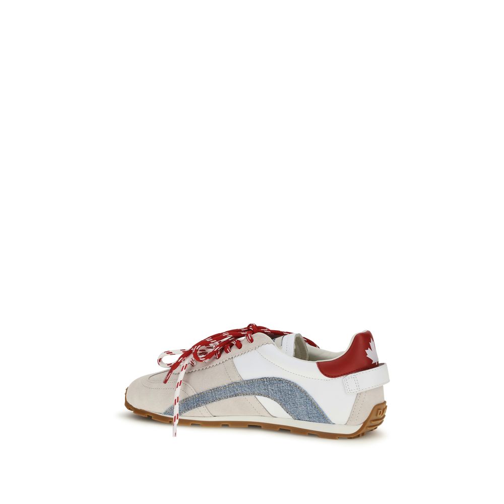 Dsquared² Multicolor Calf Leather Bos Taurus Low Top Sneakers Curated Luxury Accessories by Orvyn