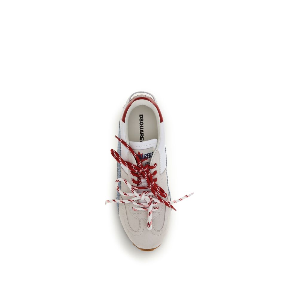 Dsquared² Multicolor Calf Leather Bos Taurus Low Top Sneakers Curated Luxury Accessories by Orvyn