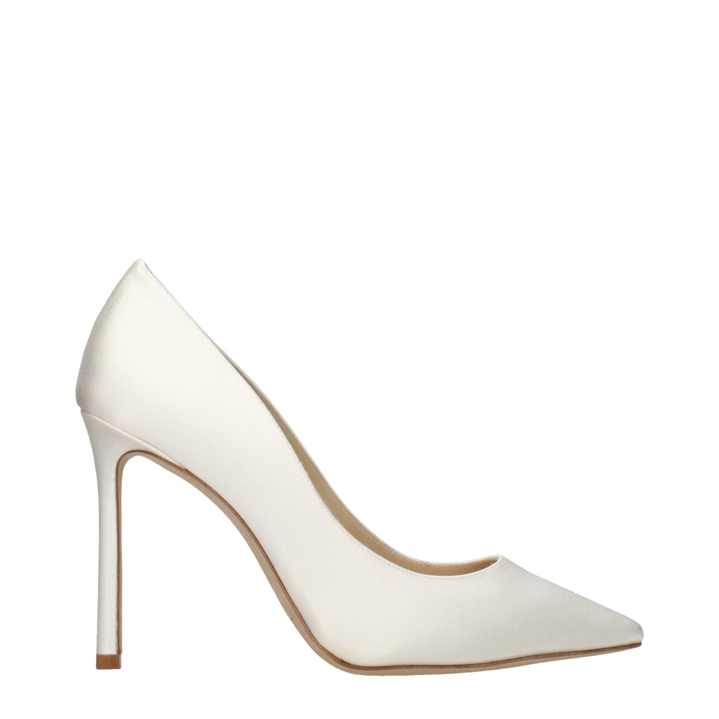 Jimmy Choo Beige Satin Platform Pumps Curated Luxury Accessories by Orvyn