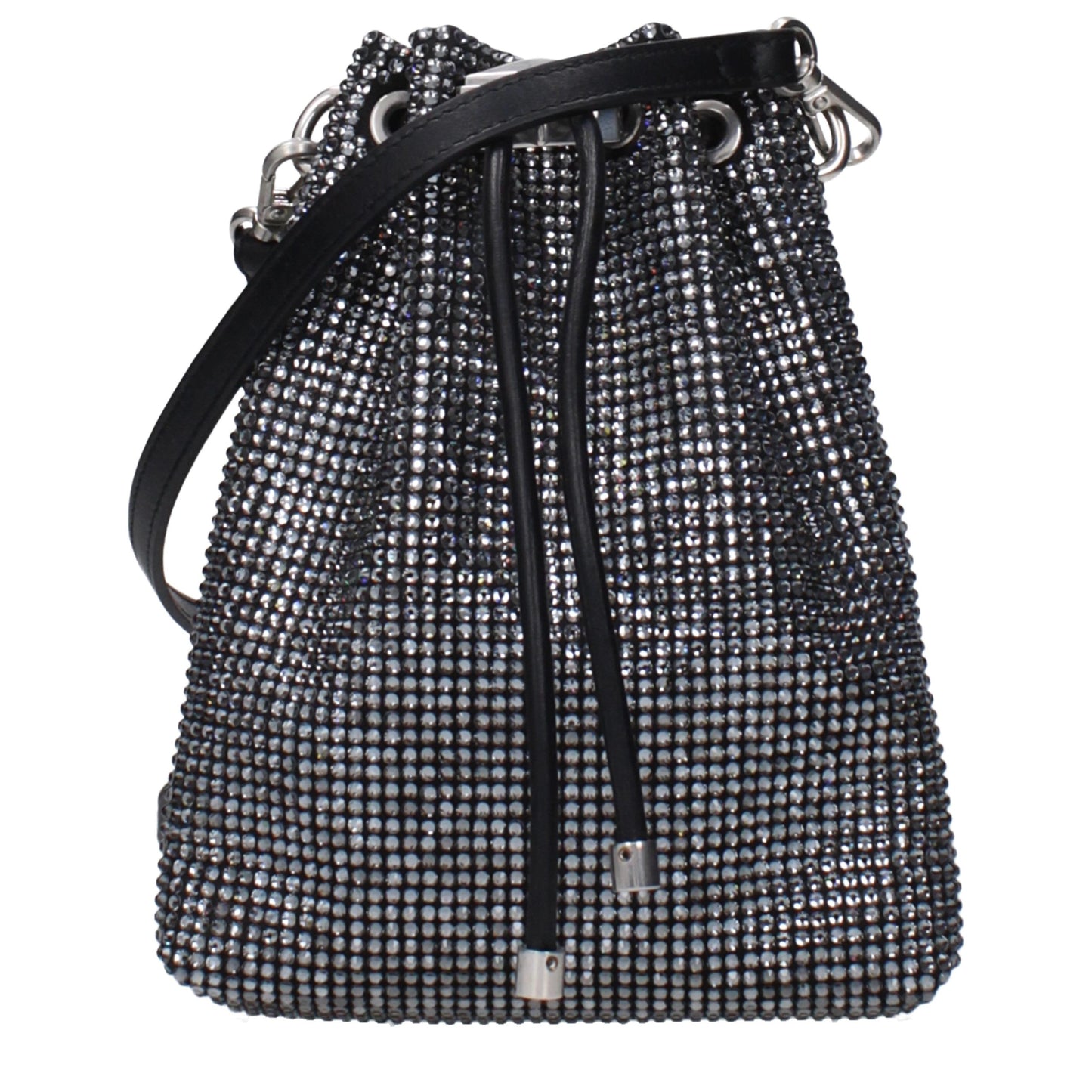 Jimmy Choo Black Satin Crossbody Bag Curated Luxury Accessories by Orvyn