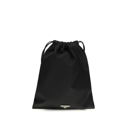 Prada Black Recycled Polyamide Clutch Bag Curated Luxury Accessories by Orvyn
