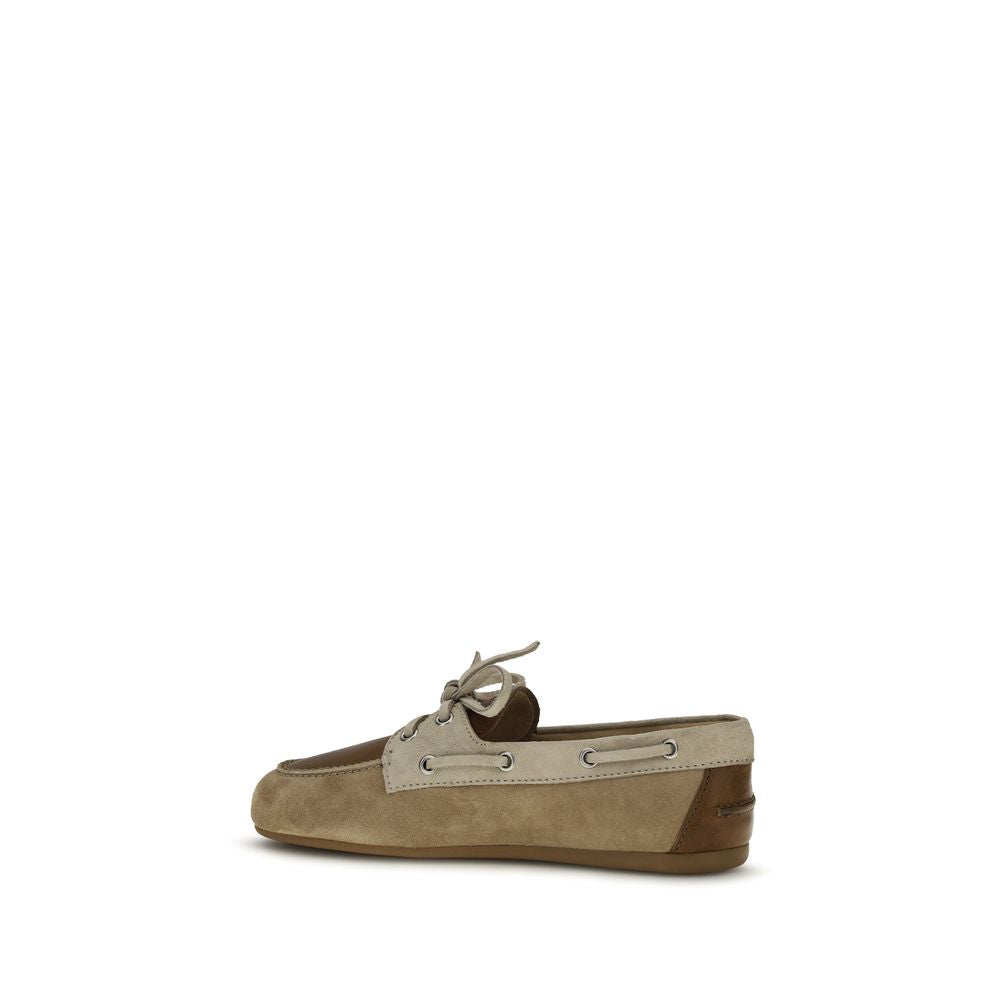 Miu Miu Multicolor Calf Leather Bos Taurus Slip-On Loafers Curated Luxury Accessories by Orvyn