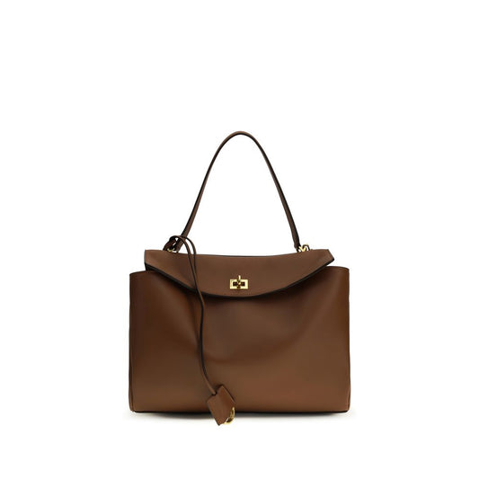 Balenciaga Brown Calf Leather Bos Taurus Shoulder Bag Curated Luxury Accessories by Orvyn