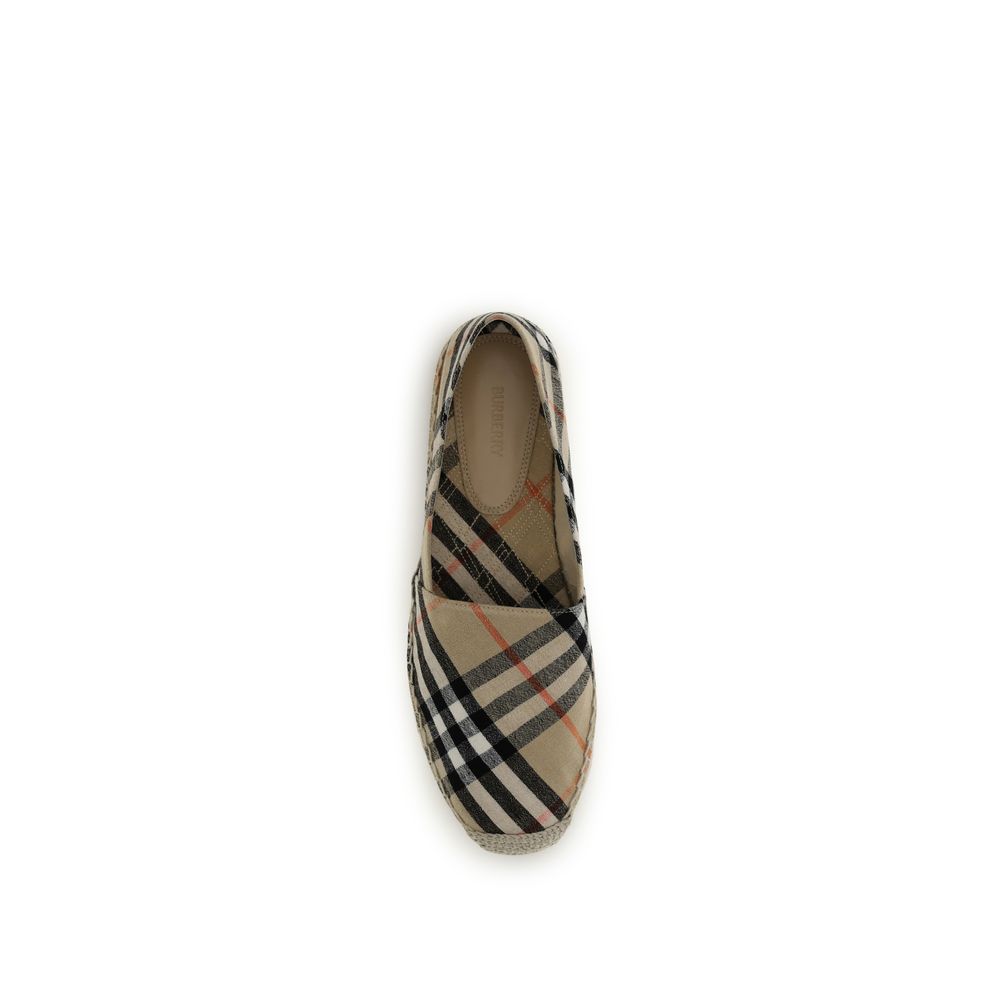 Burberry Multicolor Mews Check Espadrilles