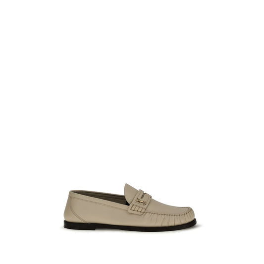 Saint Laurent Beige Laurent Loafers