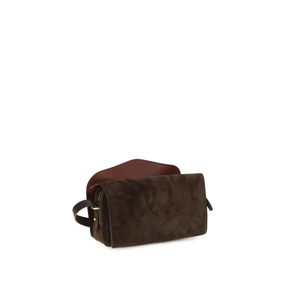 Balenciaga Brown Calf Leather Bos Taurus Shoulder Bag Curated Luxury Accessories by Orvyn