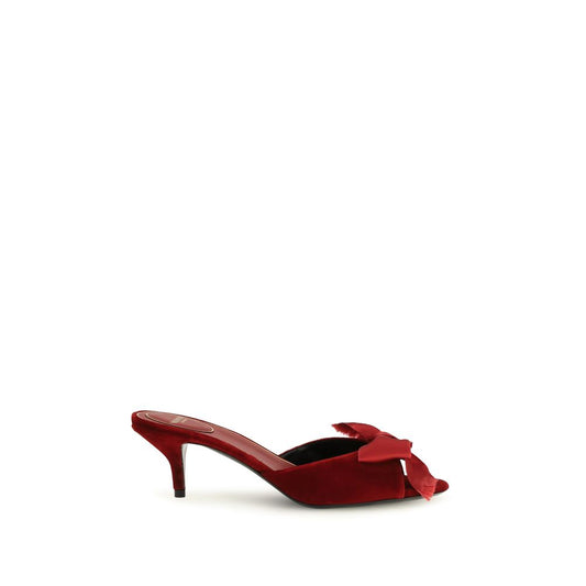 Valentino Garavani Multicolor Calf Leather Bos Taurus Flat Sandals Curated Luxury Accessories by Orvyn