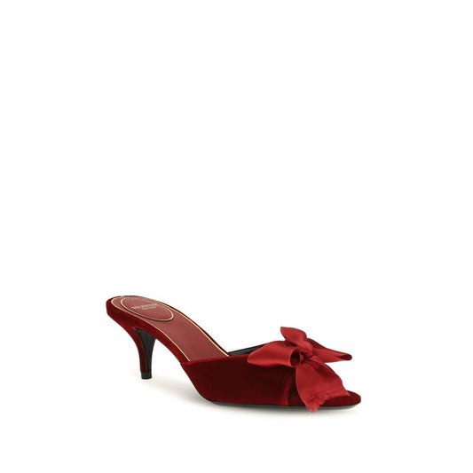 Valentino Garavani Multicolor Calf Leather Bos Taurus Flat Sandals Curated Luxury Accessories by Orvyn
