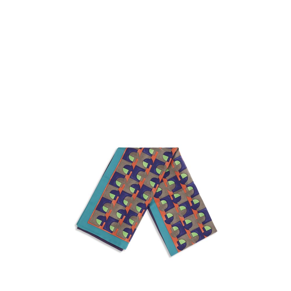 Miu Miu Multicolor Silk Scarf Curated Luxury Accessories by Orvyn