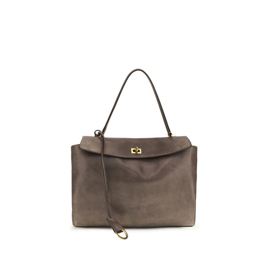 Balenciaga Gray Lamb Ovis Aries Aries Shoulder Bag Curated Luxury Accessories by Orvyn