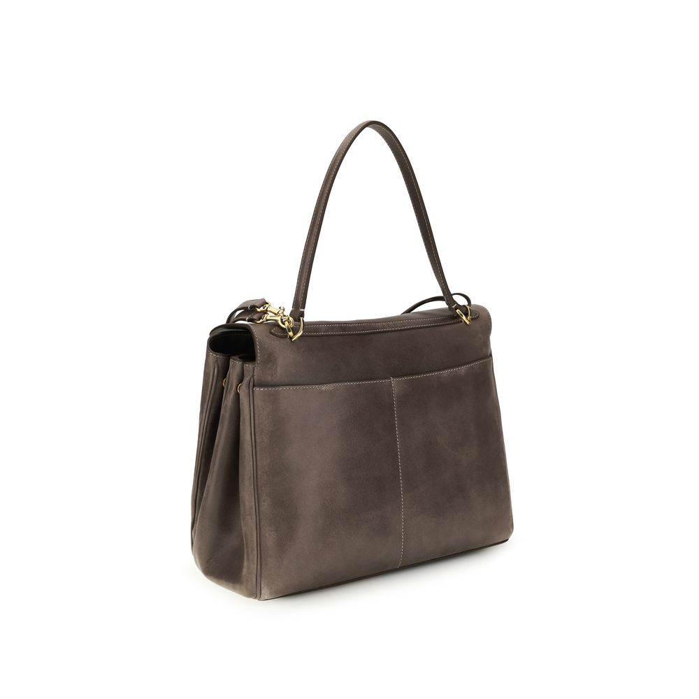 Balenciaga Gray Lamb Ovis Aries Aries Shoulder Bag Curated Luxury Accessories by Orvyn