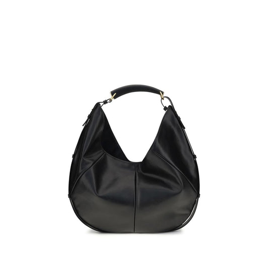 Saint Laurent Black Calf Leather Bos Taurus Shoulder Bag Curated Luxury Accessories by Orvyn