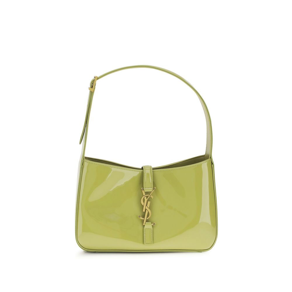 Saint Laurent Bicolor Calf Leather Bos Taurus Shoulder Bag Curated Luxury Accessories by Orvyn