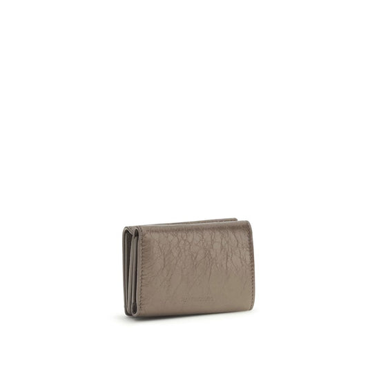 Balenciaga Beige Lamb Ovis Aries Aries Wallet Curated Luxury Accessories by Orvyn