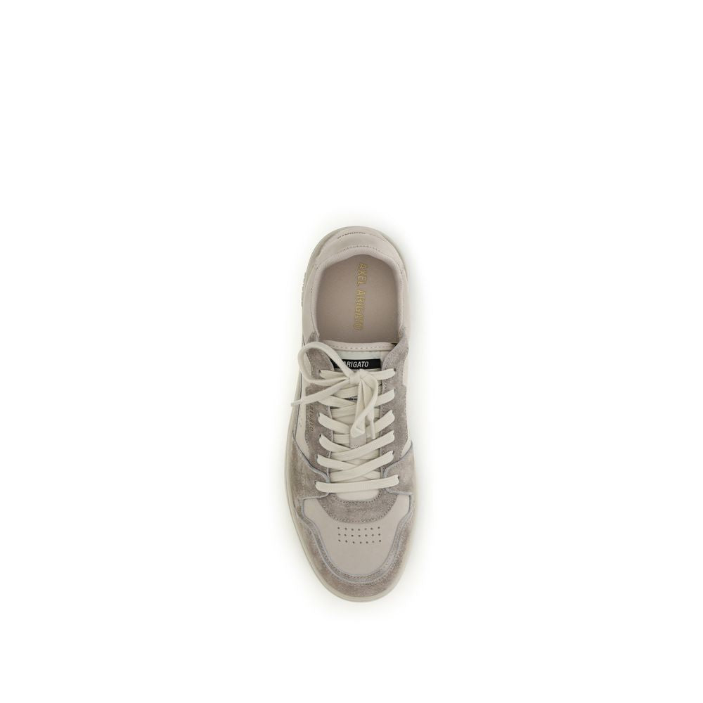 Axel Arigato Gray Calf Leather Bos Taurus Low Top Sneakers Curated Luxury Accessories by Orvyn