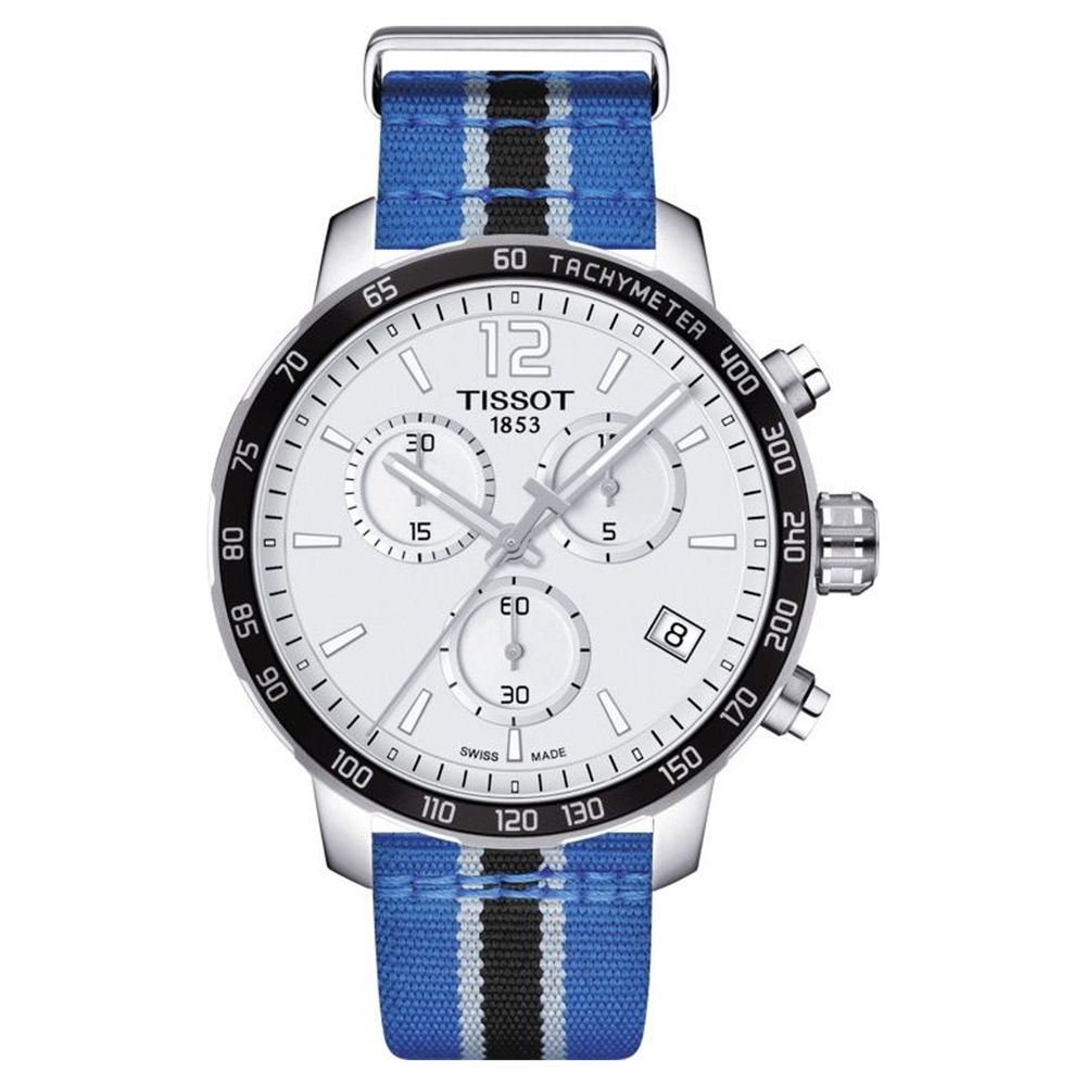 Tissot Blue Nylon Sport Watch Curated Luxury Accessories by Orvyn