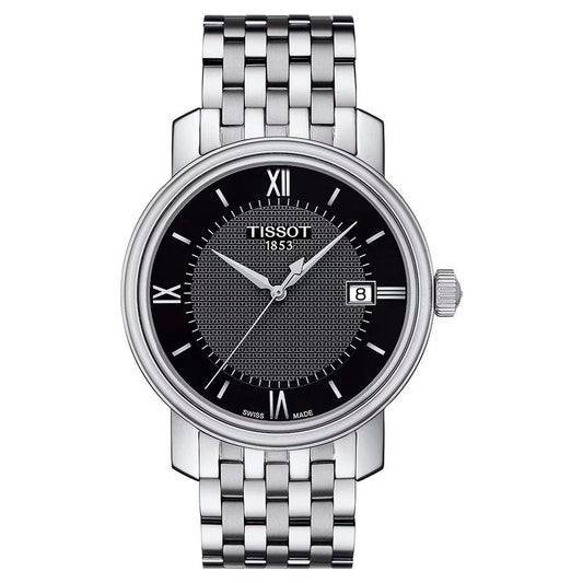 Tissot Gray Stainless Steel Dress Watch Curated Luxury Accessories by Orvyn