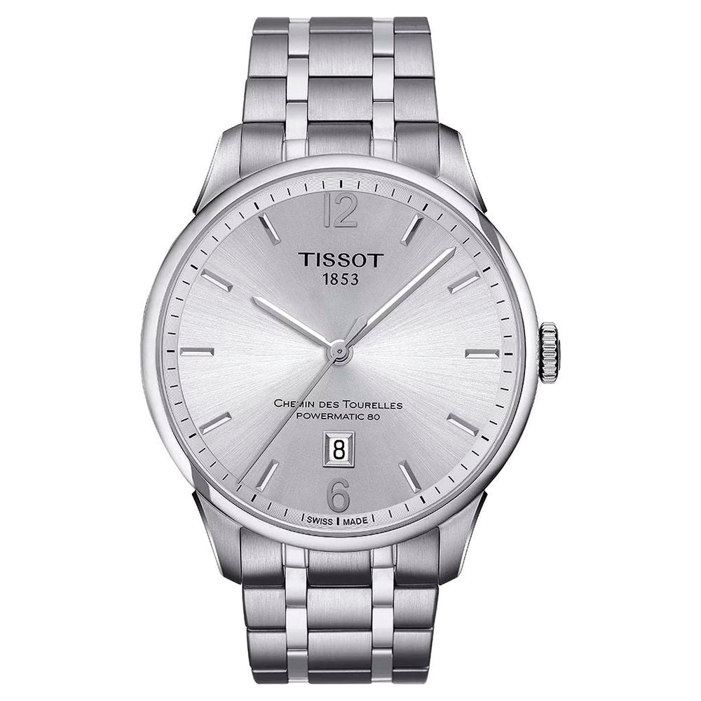 Tissot Gray Stainless Steel Dress Watch Curated Luxury Accessories by Orvyn