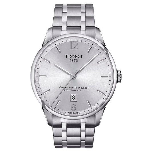 Tissot Gray Stainless Steel Dress Watch Curated Luxury Accessories by Orvyn