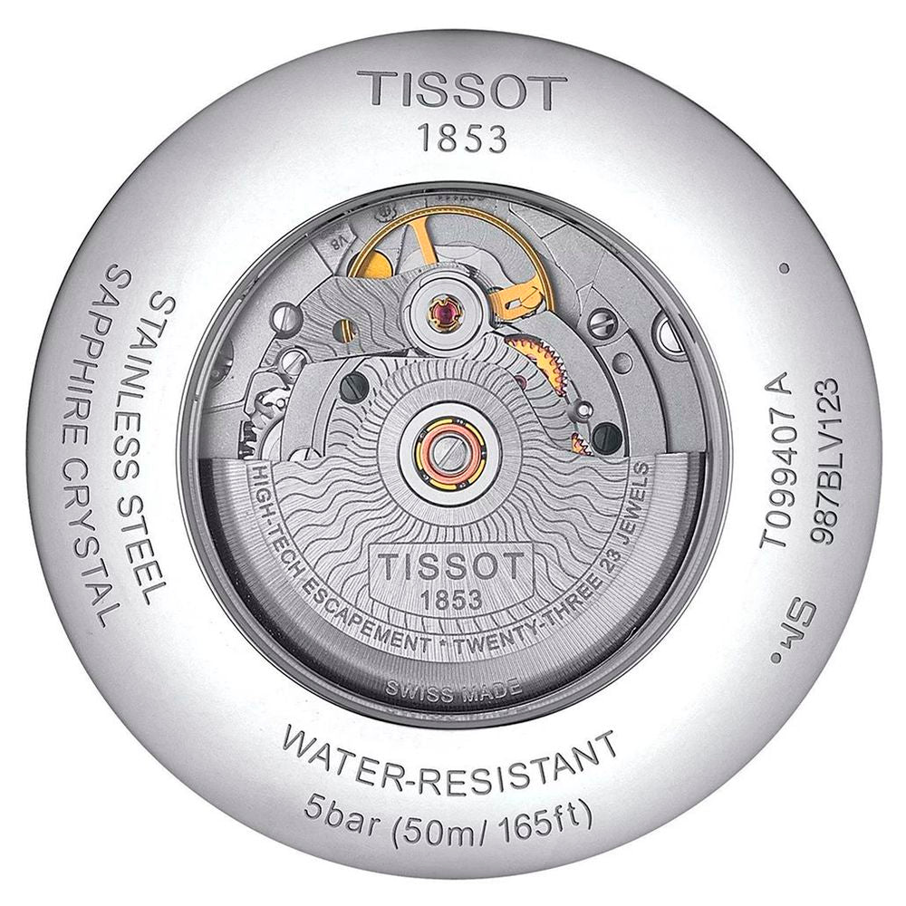 Tissot Gray Stainless Steel Dress Watch Curated Luxury Accessories by Orvyn