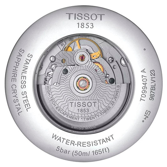 Tissot Gray Stainless Steel Dress Watch Curated Luxury Accessories by Orvyn