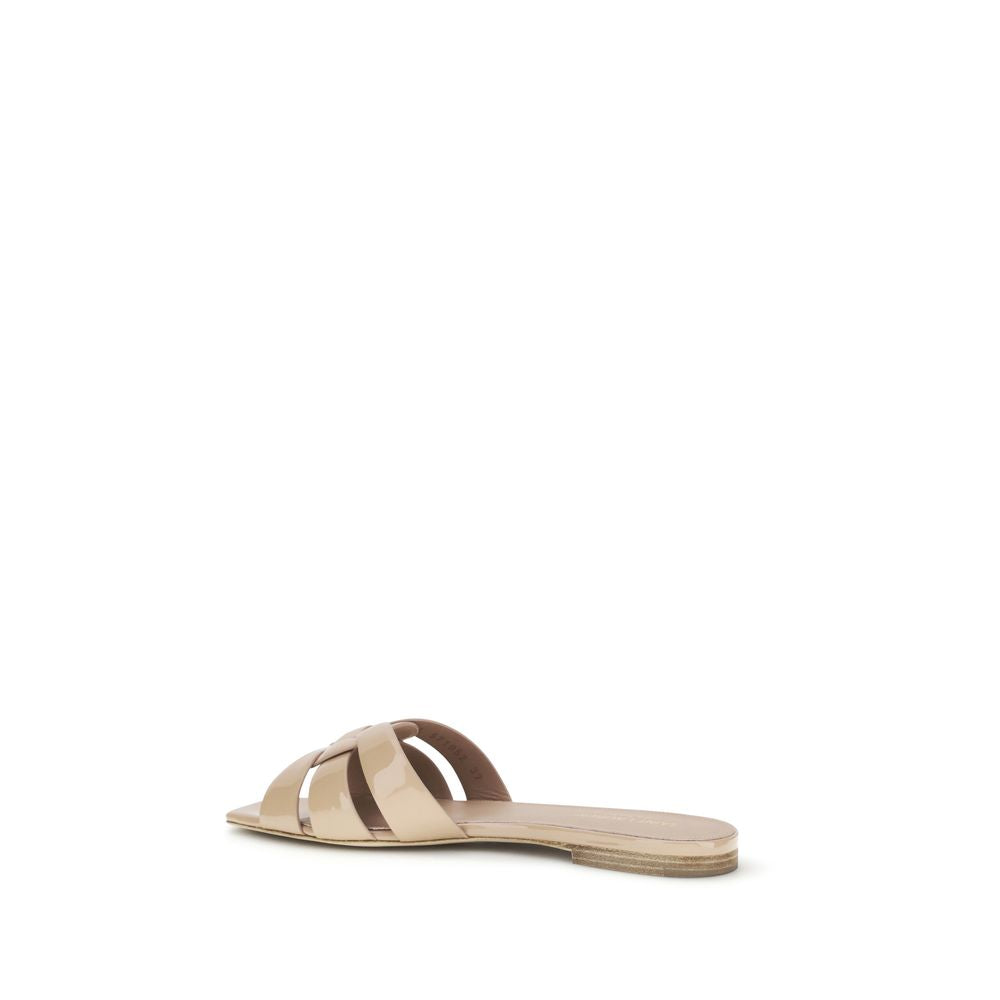 Saint Laurent Multicolor Tribute patent leather Sandals