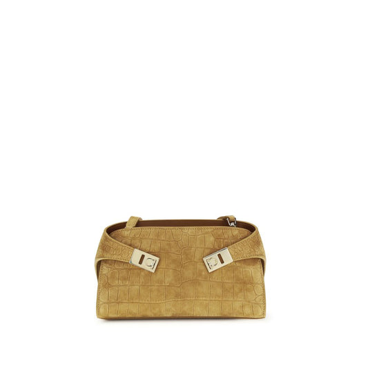 discover authentic Ferragamo Beige Calf Leather Bos Taurus Clutch Bag curated by Orvyn luxury accessories