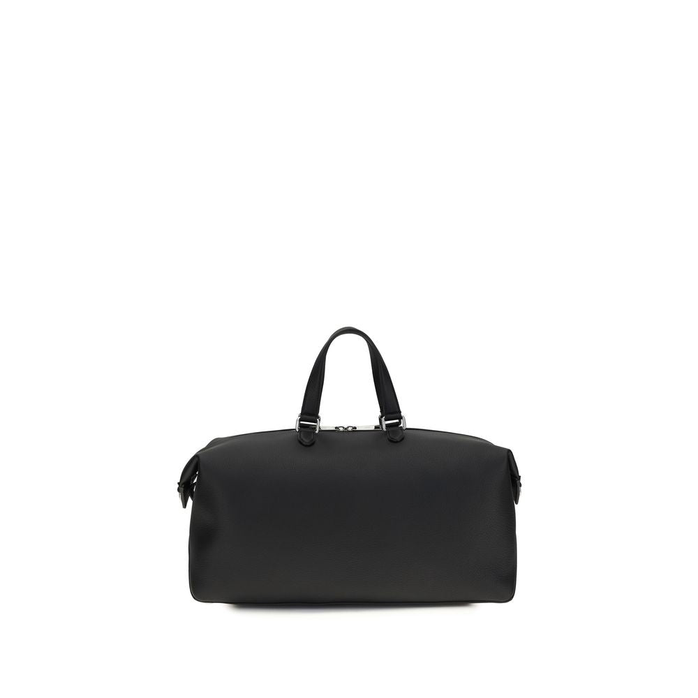 Fendi Black Calf Leather Bos Taurus Luggage And Travel Curated Luxury Accessories by Orvyn