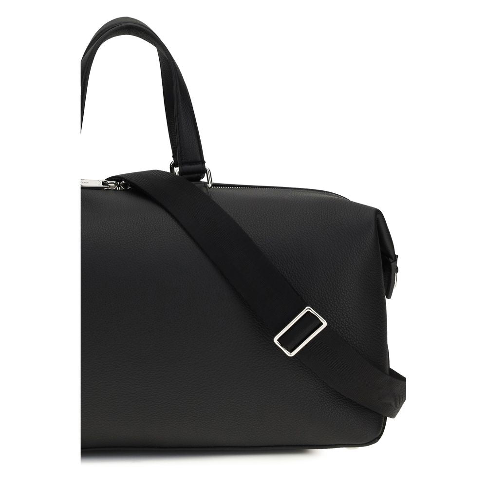 Fendi Black Calf Leather Bos Taurus Luggage And Travel Curated Luxury Accessories by Orvyn
