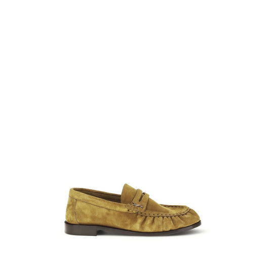 Saint Laurent Beige Suede Le Loafer Loafers