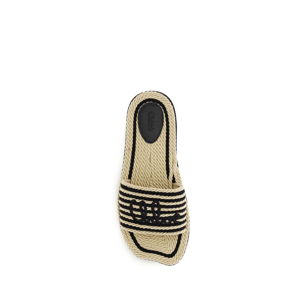 Chloé Multicolor Lamb Ovis Aries Aries Sandals Curated Luxury Accessories by Orvyn