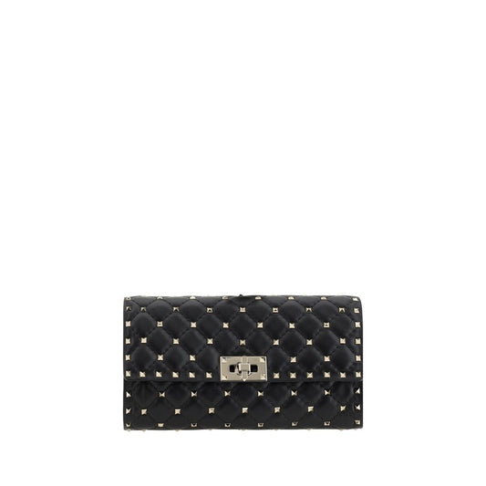discover authentic Valentino Garavani Black Calf Leather Bos Taurus Shoulder Bag curated by Orvyn luxury accessories