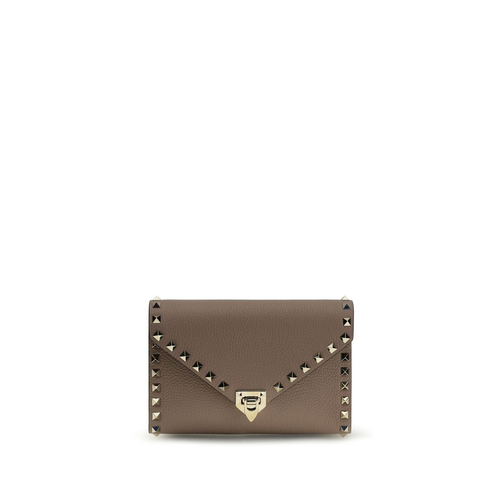 Valentino Garavani Brown Calf Leather Bos Taurus Wallet Curated Luxury Accessories by Orvyn