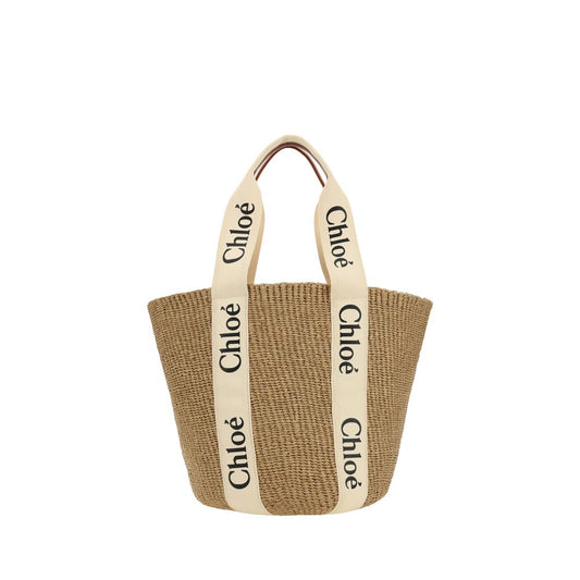 Chloé Beige Raffia Shoulder Bag Curated Luxury Accessories by Orvyn
